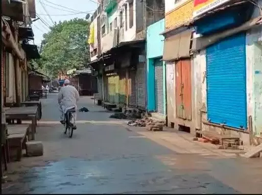 पहलगाम आतंकी हमले के विरोध में बाजारों में सन्नाटा- चारों तरफ बंद पहलगाम आतंकी हमले के विरोध में बाजारों में सन्नाटा- चारों तरफ बंद