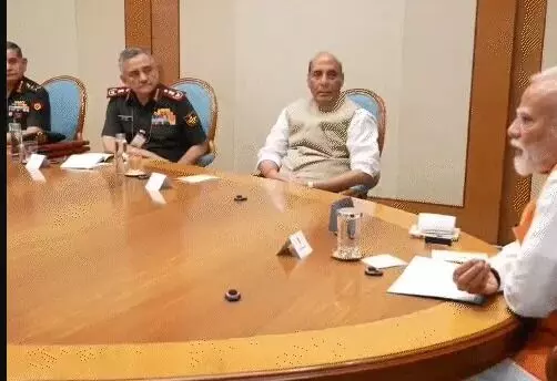 पहलगाम हमला- PM मोदी की मौजूदगी में कैबिनेट सुरक्षा कमेटी की बैठक पहलगाम हमला- PM मोदी की मौजूदगी में कैबिनेट सुरक्षा कमेटी की बैठक