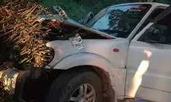 बाइक के साथ टक्कर के बाद बेकाबू कार पेड़ से टकराई- दो लोगों की मौत