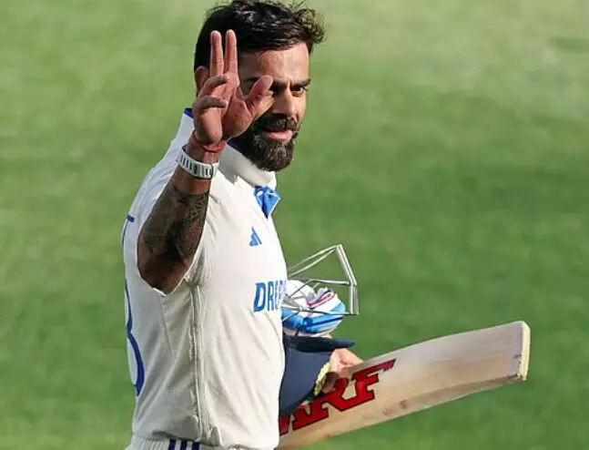 आखिर विराट ने कर ही दिया टेस्ट क्रिकेट से सन्यास का ऐलान- कोहली ने.... आखिर विराट ने कर ही दिया टेस्ट क्रिकेट से सन्यास का ऐलान- कोहली ने....