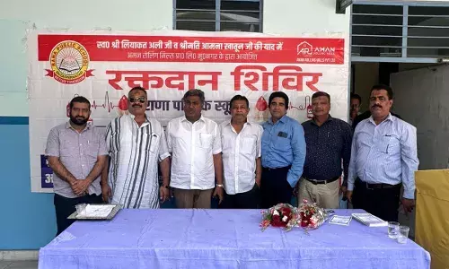 राणा पब्लिक स्कूल में लगे शिविर में लोगों ने रक्तदान कर किया महादान
