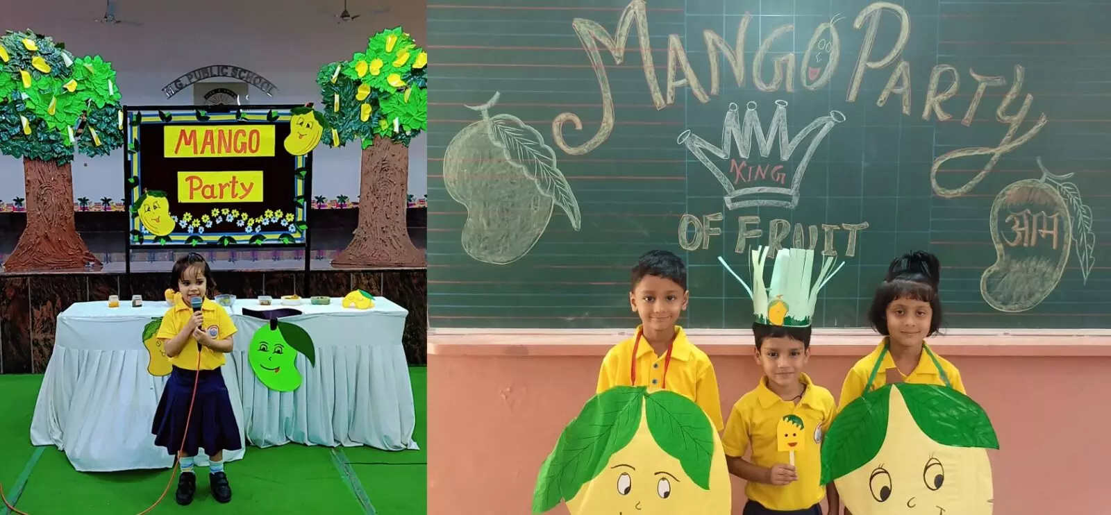 MG पब्लिक स्कूल किंडरगार्टन में मैंगो पार्टी में बच्चों ने की मौज-मस्ती MG पब्लिक स्कूल किंडरगार्टन में मैंगो पार्टी में बच्चों ने की मौज-मस्ती