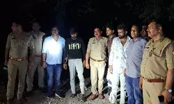 महिला के साथ दुष्कर्म करने वालों का मुठभेड़ में हाफ एनकाउंटर