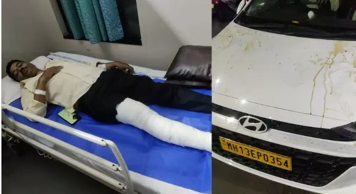 बेकाबू हुई टूरिस्ट कैबिनेट सड़क पर मचाया कोहराम- एग्जाम की तैयारी कर..