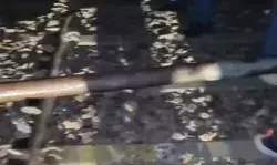 ट्रेन पलटाने की साजिश नाकाम- मौके पर कप्तान- जंगल में खड़ी रही ट्रेन