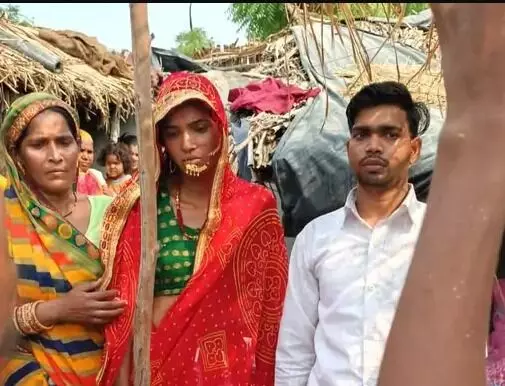 कटी दाढी तो हुई युवक की शादी- मिली दुल्हन को साथ लेकर लौटा युवक कटी दाढी तो हुई युवक की शादी- मिली दुल्हन को साथ लेकर लौटा युवक