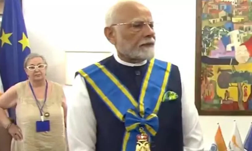 प्रधानमंत्री मोदी को साइप्रस का सर्वोच्च सम्मान- बोले दोनों देशों की.. प्रधानमंत्री मोदी को साइप्रस का सर्वोच्च सम्मान- बोले दोनों देशों की..