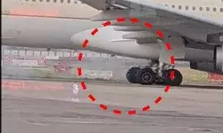 हज यात्रियों को लेकर आई फ्लाइट में लैंडिंग के दौरान निकली चिंगारी