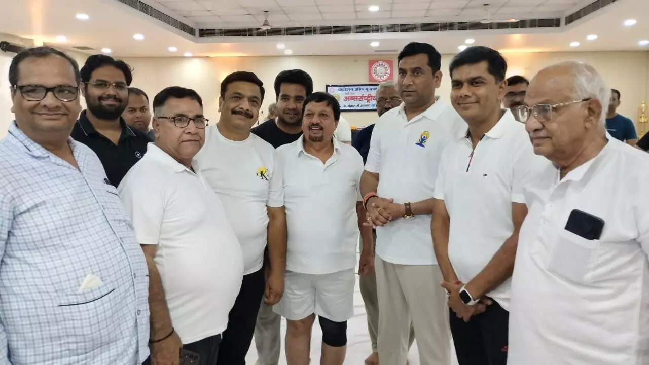 फेडरेशन ऑफ कॉमर्स एंड इंडस्ट्रीज ने मनाया योग दिवस- दिया ये संदेश