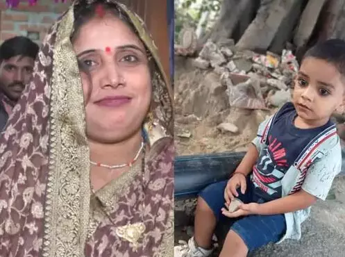 मनौना धाम से लौट रहा परिवार हुआ हादसे का शिकार- महिला एवं बेटे की.. मनौना धाम से लौट रहा परिवार हुआ हादसे का शिकार- महिला एवं बेटे की..