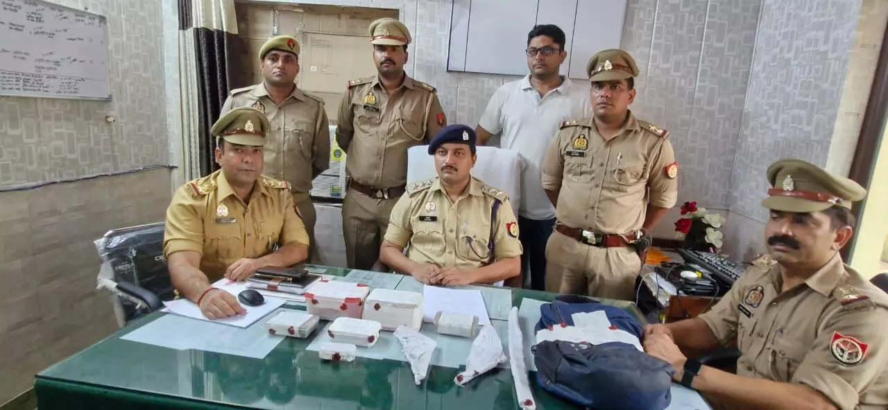 चोरी का खुलासा- मुठभेड़ में पुलिस ने दो आरोपी को चखाया पीतल