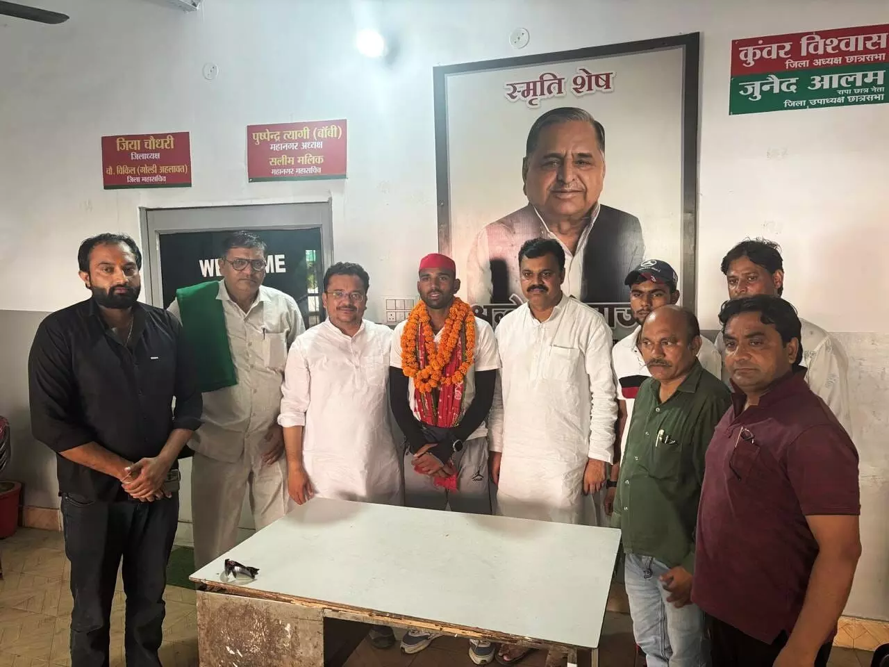 अखिलेश के संदेश व PDA यात्रा पर निकले सपाई का कई जगह स्वागत