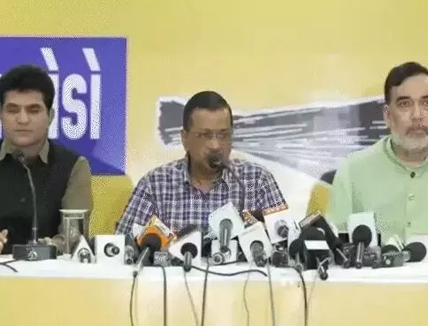 केजरीवाल का ऐलान किसी के साथ नहीं बिहार में अकेले लड़ेगी आप चुनाव