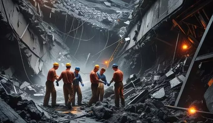अवैध खनन के दौरान हादसा- कोयला खदान धंसने से कई की मौत अवैध खनन के दौरान हादसा- कोयला खदान धंसने से कई की मौत