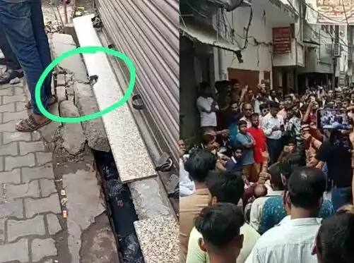 व्यापारी की दुकान पर पथराव से मोहर्रम पर सांप्रदायिक तनाव- पुलिस बल...