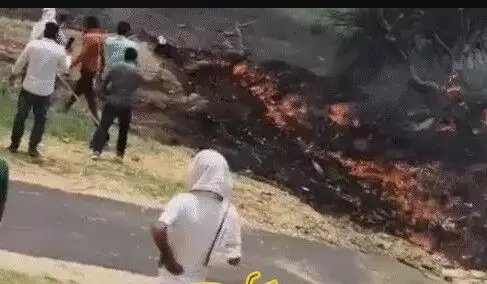 एयर फोर्स का फाइटर जेट क्रैश- पायलट एवं सहपायलट की मौत-गांव में.. एयर फोर्स का फाइटर जेट क्रैश- पायलट एवं सहपायलट की मौत-गांव में..