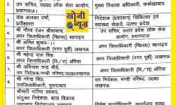 यूपी सरकार ने बदले 9 सीनियर PCS अफ़सर अरविंद मिश्रा बने.. यूपी सरकार ने बदले 9 सीनियर PCS अफ़सर अरविंद मिश्रा बने..
