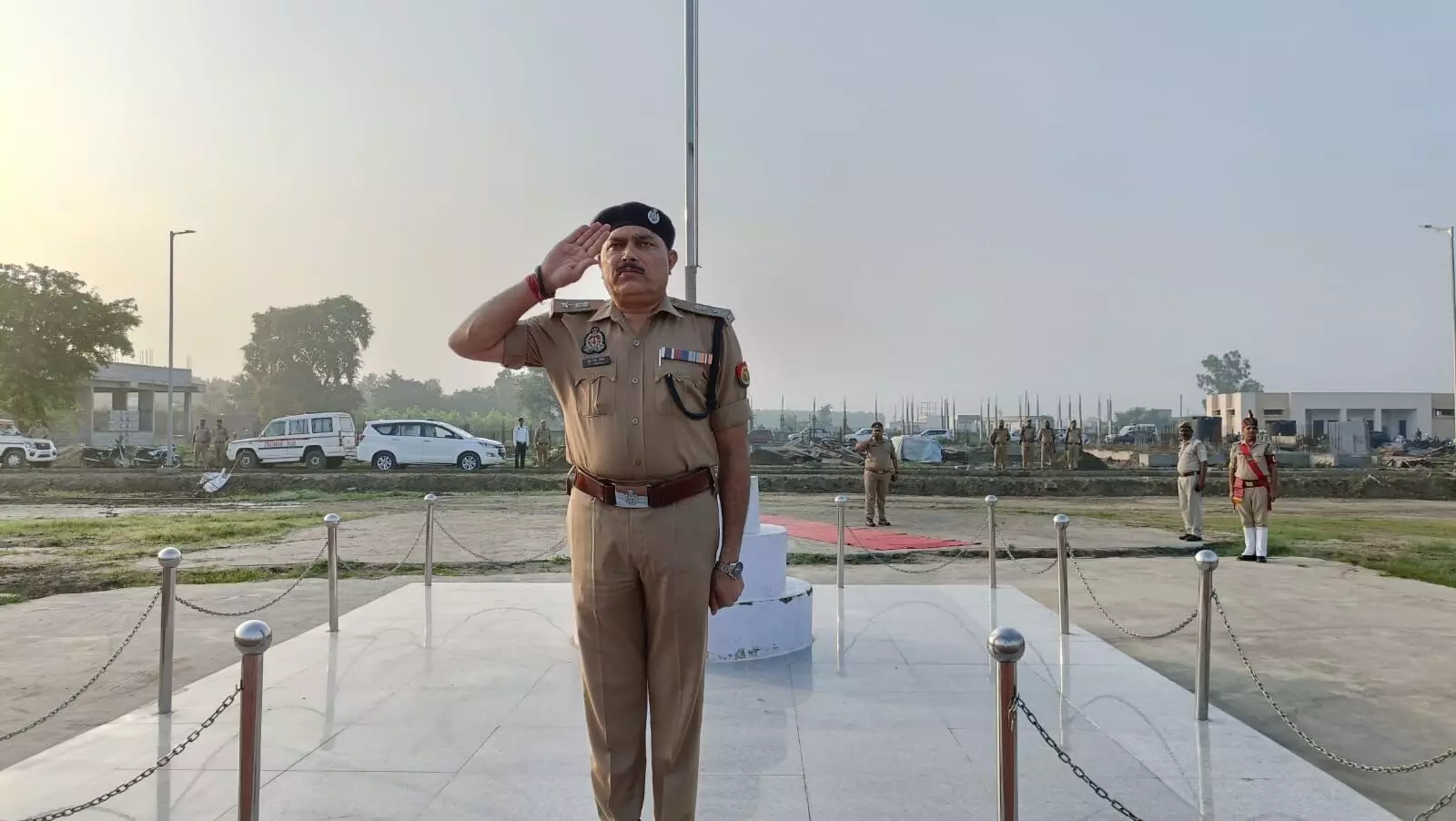 कप्तान ने किया पुलिस लाइन का निरीक्षण- बारीकी से चेक की सारी व्यवस्थाएं