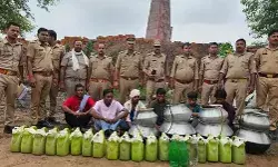 ईंट भट्टे पर आबकारी विभाग का छापा- मालिक फरार- कच्ची शराब के साथ लहन.. ईंट भट्टे पर आबकारी विभाग का छापा- मालिक फरार- कच्ची शराब के साथ लहन..