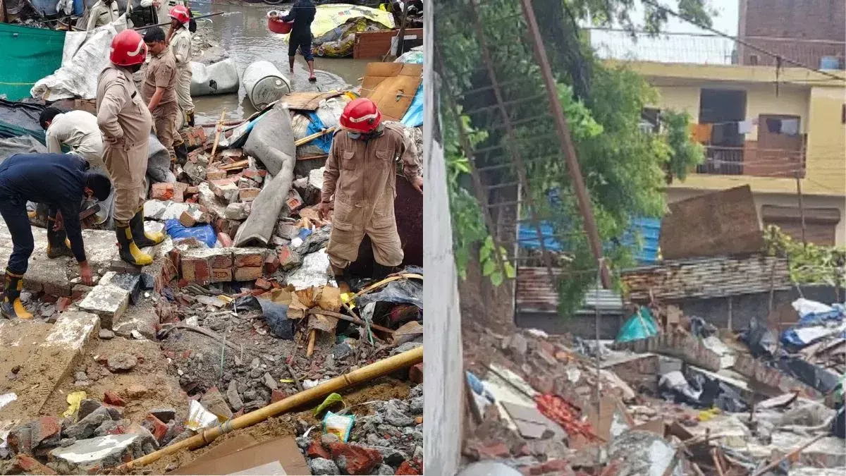 दीवार गिरने से मलबे में दबकर सात लोगों की हुई मौत