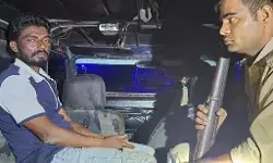 पुलिस पर गोली चलाने वाले बदमाश का हाफ एनकाउंटर- चोरी की बाईक बरामद