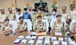 पुलिस ने दबोचे 6 अंतर्जनपदीय लुटेरे- 12 मोबाइल सहित अन्य माल बरामद