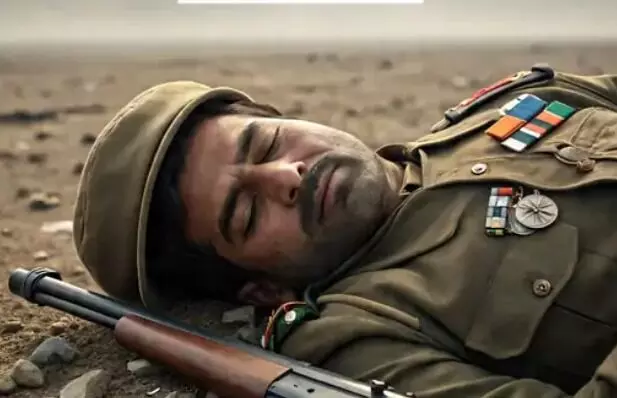 जम्मू कश्मीर में चेंबर खाली करते समय चली गोली जवान को लगी