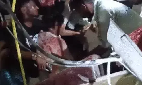 रोडवेज बस की ट्रक के साथ टक्कर-5 यात्रियों की मौत- दो दर्जन जख्मी