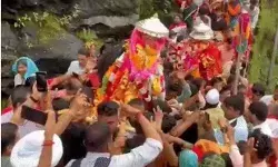 नंदा देवी लोकजात यात्रा शुरू- कैलाश की तरफ रवाना हुई डोली