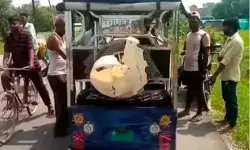 ट्रेलर की टक्कर से चली गई ई रिक्शा ड्राइवर की जान- ग्रामीणों ने पीछा.. ट्रेलर की टक्कर से चली गई ई रिक्शा ड्राइवर की जान- ग्रामीणों ने पीछा..