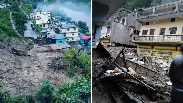 बादल फटने से मची तबाही-मलबे में दबने से लड़की की मौत घरों में घुसा मलबा बादल फटने से मची तबाही-मलबे में दबने से लड़की की मौत घरों में घुसा मलबा