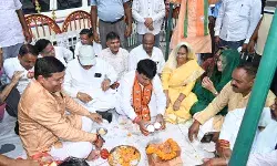 अहिल्याबाई की मूर्ति एवं चौक के सौंदर्यीकरण का मंत्री ने किया शिलान्यास