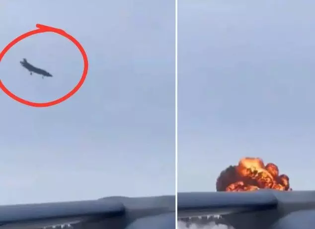 अमेरिकी F 35 फाइटर जेट क्रैश- हवा में हो गया धुआं धुआं अमेरिकी F 35 फाइटर जेट क्रैश- हवा में हो गया धुआं धुआं