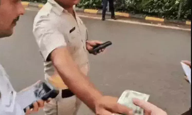 जापानी टूरिस्ट से रिश्वत- 3 ट्रैफिक पुलिस कर्मी सस्पेंड