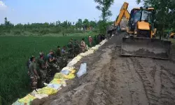 ससराली में टूटा धुस्सी बांध- इलाके में घुसे सतलुज के पानी ने मचाई आफत