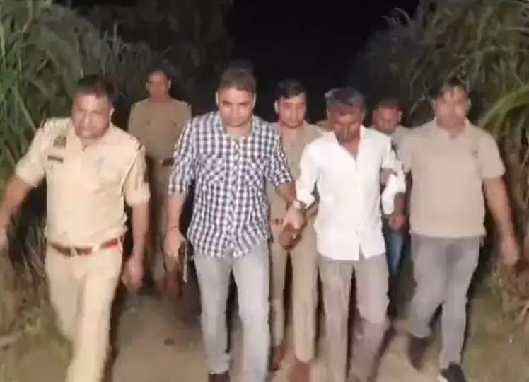 मुठभेड़ में दो लुटेरे गिरफ्तार- एक बदमाश को पैर में लगी गोली