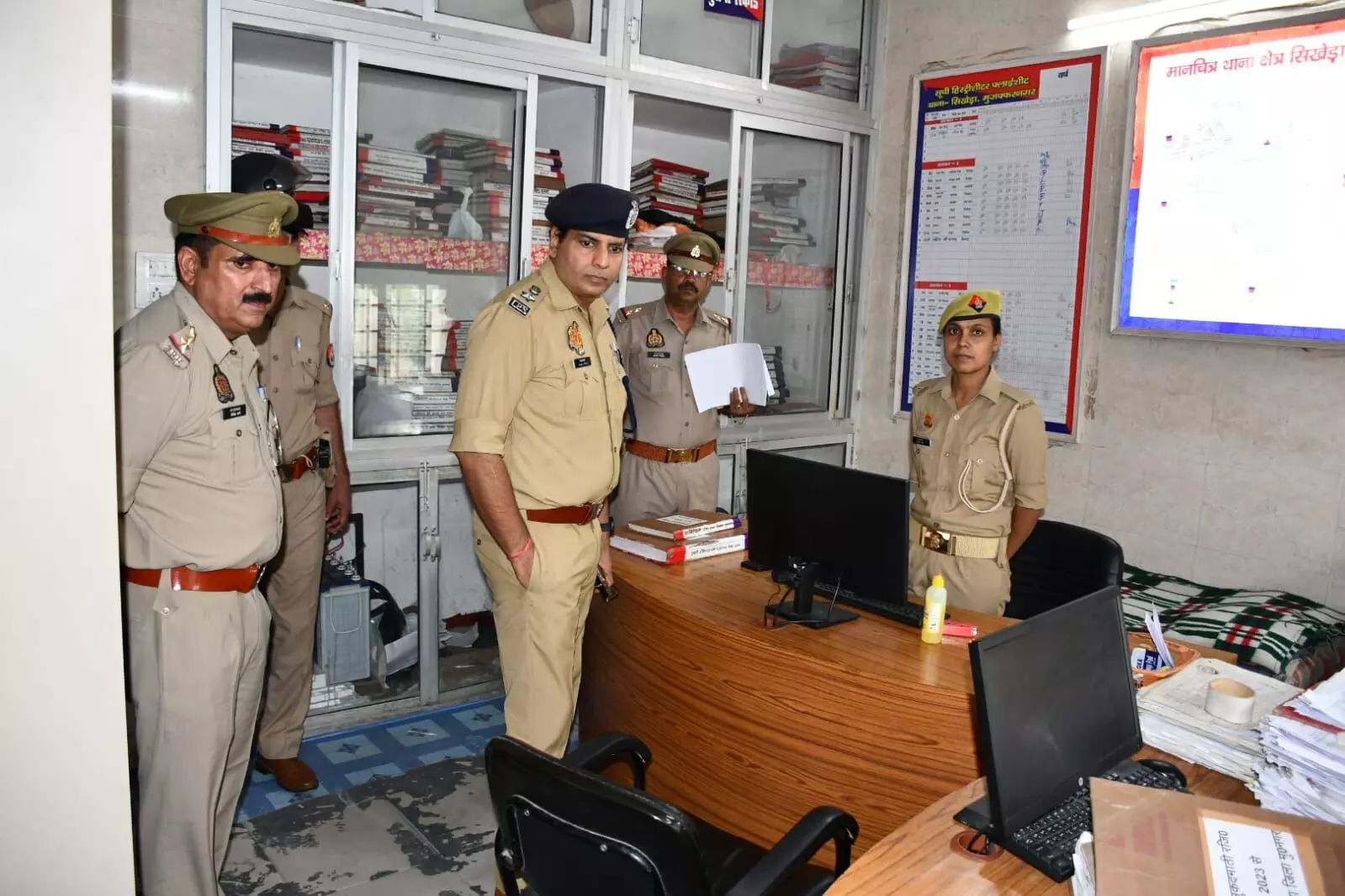 अचानक थाने पहुंच गए एसएसपी- निरीक्षण कर परखी व्यवस्थाएं