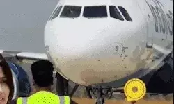 टेक ऑफ के लिए रनवे पर दौड़ा विमान इमरजेंसी ब्रेक लगाकर रोका- डिंपल....