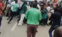 पुलिस भर्ती अभ्यर्थियों पर पुलिस ने बजाया लठ-महिला के पैर में फ्रैक्चर