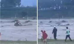 नदी में अचानक आए पानी में मजदूरों से भरी ट्रैक्टर ट्राली बही- 8 की मौत