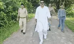 बाघिन की दहाड़ सुनते ही वीडियो बना रहे MLA की सिटटी पिटटी गुम बाघिन की दहाड़ सुनते ही वीडियो बना रहे MLA की सिटटी पिटटी गुम