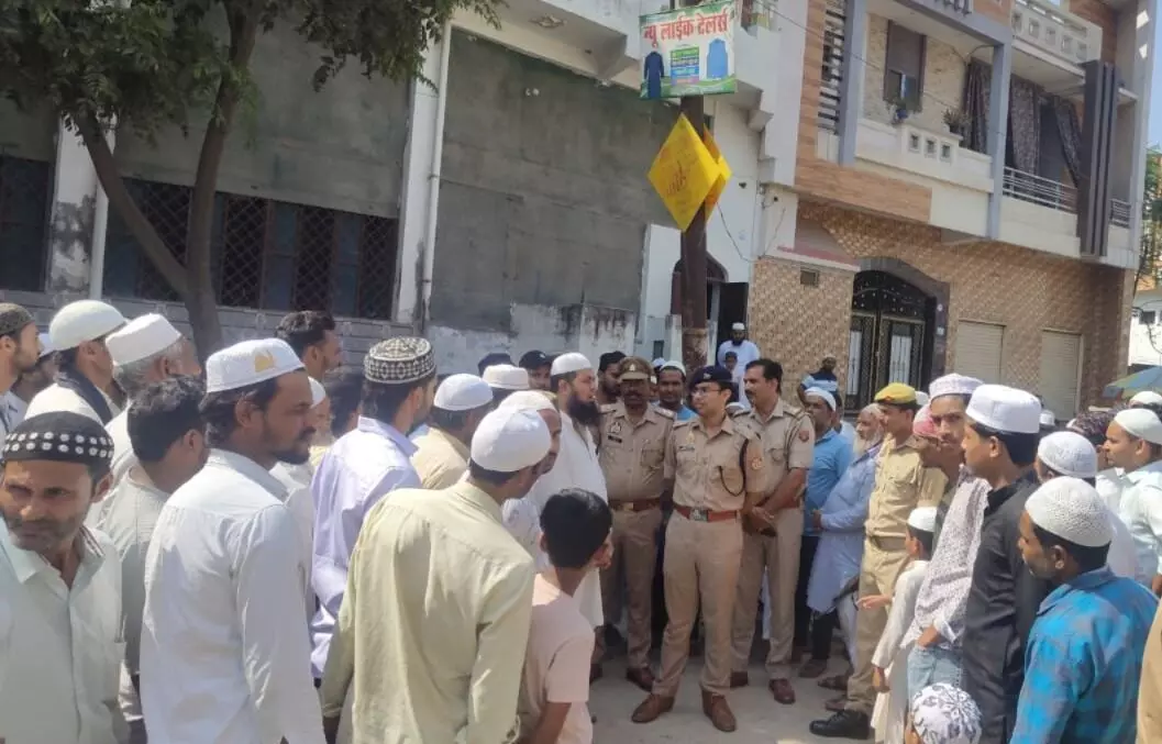 पुलिस व प्रशासन ने धर्मगुरुओं एवं आमजन के साथ बैठक कर मांगा सहयोग