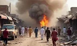 पाकिस्तान में भयानक बम ब्लास्ट- अनेक लोगों के मरने की आशंका