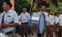 पथ संचलन के दौरान मुंह के बल गिरा RSS कार्यकर्ता- फिर नहीं उठ सका