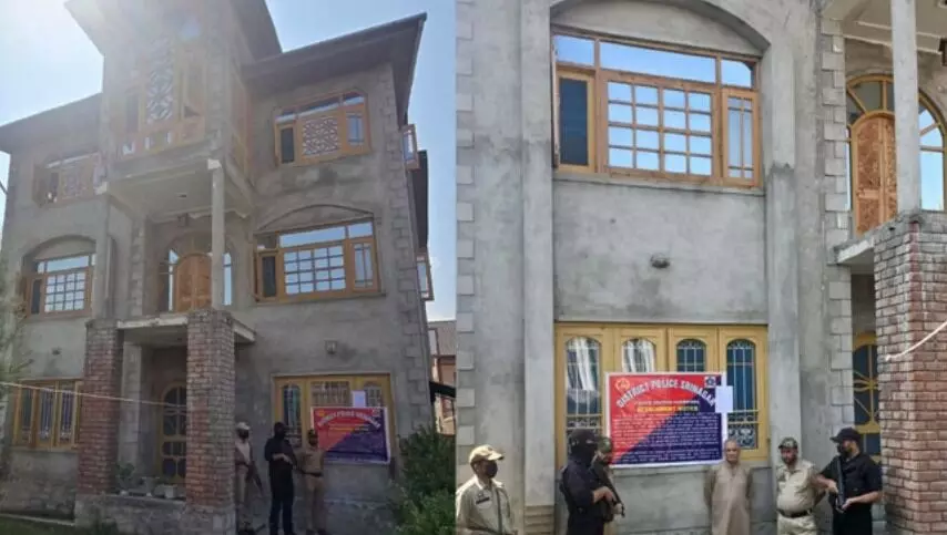 आतंकी सज्जाद गुल को झटका- श्रीनगर में 2 करोड़ की संपत्ति जब्त