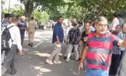 सहारा शहर पर जड़ा ताला- नगर निगम ने किया सील- कर्मियों का हंगामा