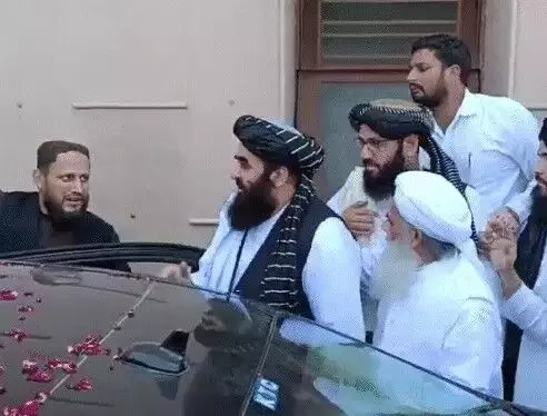अफगानी विदेश मंत्री की स्पीच कैंसिल-गार्ड ऑफ़ ऑनर भी नहीं दिया जा सका अफगानी विदेश मंत्री की स्पीच कैंसिल-गार्ड ऑफ़ ऑनर भी नहीं दिया जा सका