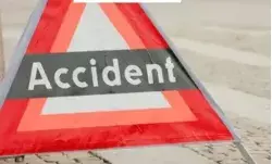 टनल के पास हादसा- बाइक एवं बस की टक्कर में युवक युवती की मौत