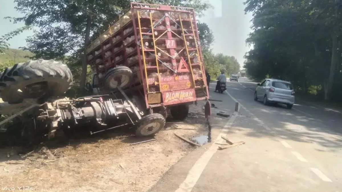 दीवाली मनाने जा रहे मजदूरों की सड़क हादसे में दर्दनाक मौत दीवाली मनाने जा रहे मजदूरों की सड़क हादसे में दर्दनाक मौत