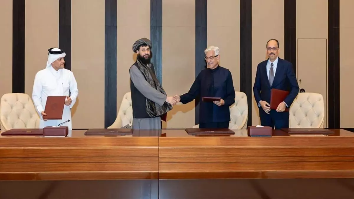 दोहा में बड़ी सफलता- अफगानिस्तान-पाकिस्तान में युद्धविराम समझौता दोहा में बड़ी सफलता- अफगानिस्तान-पाकिस्तान में युद्धविराम समझौता